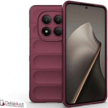 Magic Shield guminis dėklas - bordo (Xiaomi Redmi Note 15 Pro 4G)